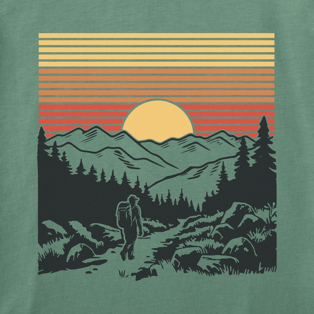 Men's Hiker Sunset Short Sleeve Crusher Tee product image 2