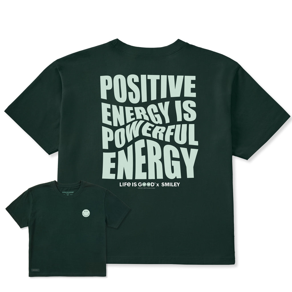 Women's LIG X Smiley Positive Energy Short Sleeve Crusher product image 1
