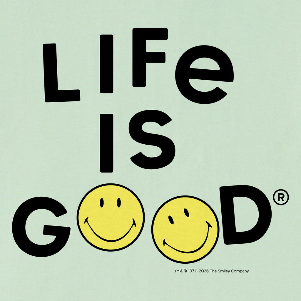 Women's LIG X Smiley Jumble Short Sleeve Crusher Tee product image 2