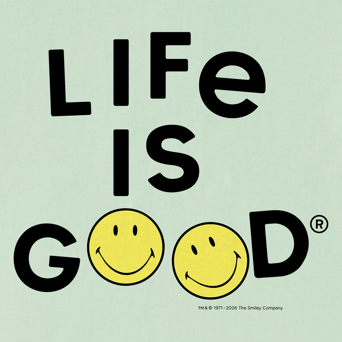 Women's LIG X Smiley Jumble Short Sleeve Crusher Tee product image 2