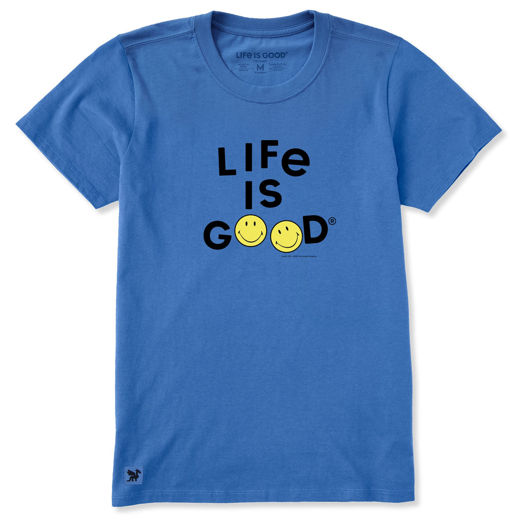 Women's LIG X Smiley Jumble Short Sleeve Crusher Tee product image 3