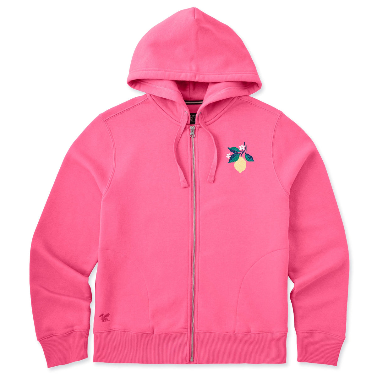 Women's Lemon Bloom Good Vibes Zip Hoodie product image 1