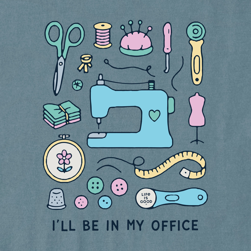 Women's I'll Be in My Office Sewing Crusher Boxy Tank product image 4