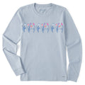 Women's Detailed Tulip Garden Long Sleeve Crusher Tee product image 1