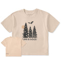 Women's Eagle Over Pines Short Sleeve Crusher Boxy Tee product image 1