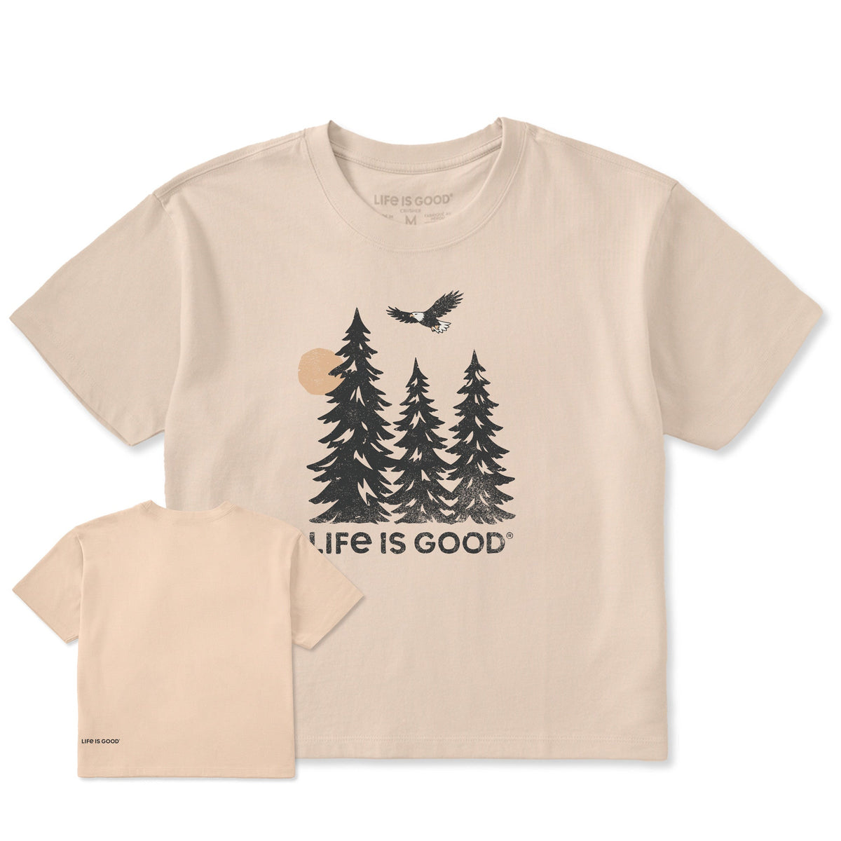 Women's Eagle Over Pines Short Sleeve Crusher Boxy Tee product image 1