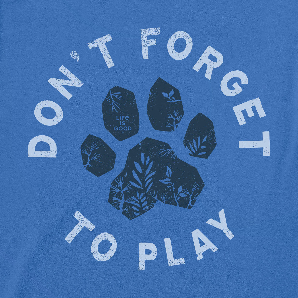 Women's Don't Forget to Play Paw Short Sleeve Crusher Boxy product image 2