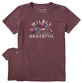 Women's Wildly Grateful Blooms Short Sleeve Crusher Tee product image 1