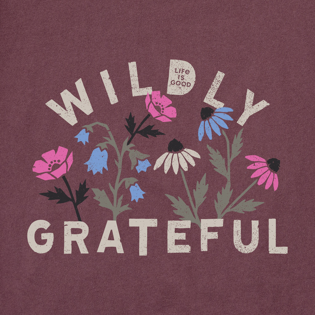 Women's Wildly Grateful Blooms Short Sleeve Crusher Tee product image 2