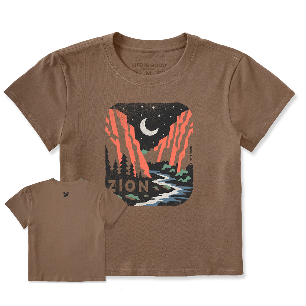 Women's Zion Night Canyon Crusher-LITE Shrunken Tee product image 1