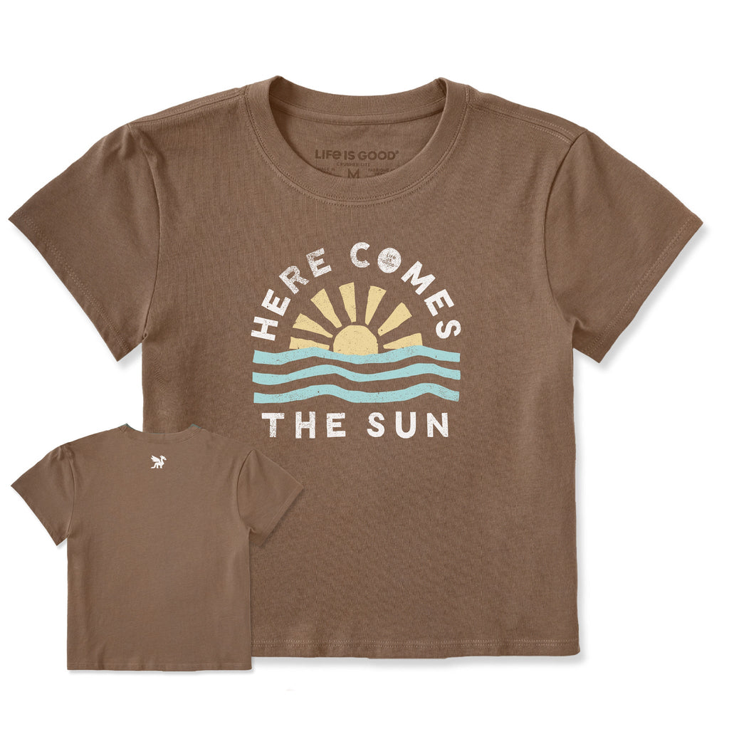 Women's Here Comes the Sun Waves Crusher-LITE Shrunken Tee product image 1