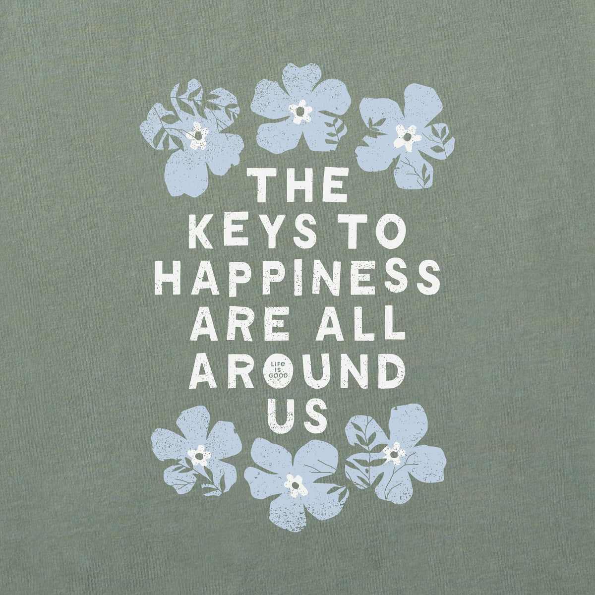 Women's Keys to Happiness Floral Crusher-LITE Shrunken Tee product image 2