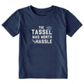 Toddler The Tassel Was Worth the Hassle Short Sleeve Crusher Tee