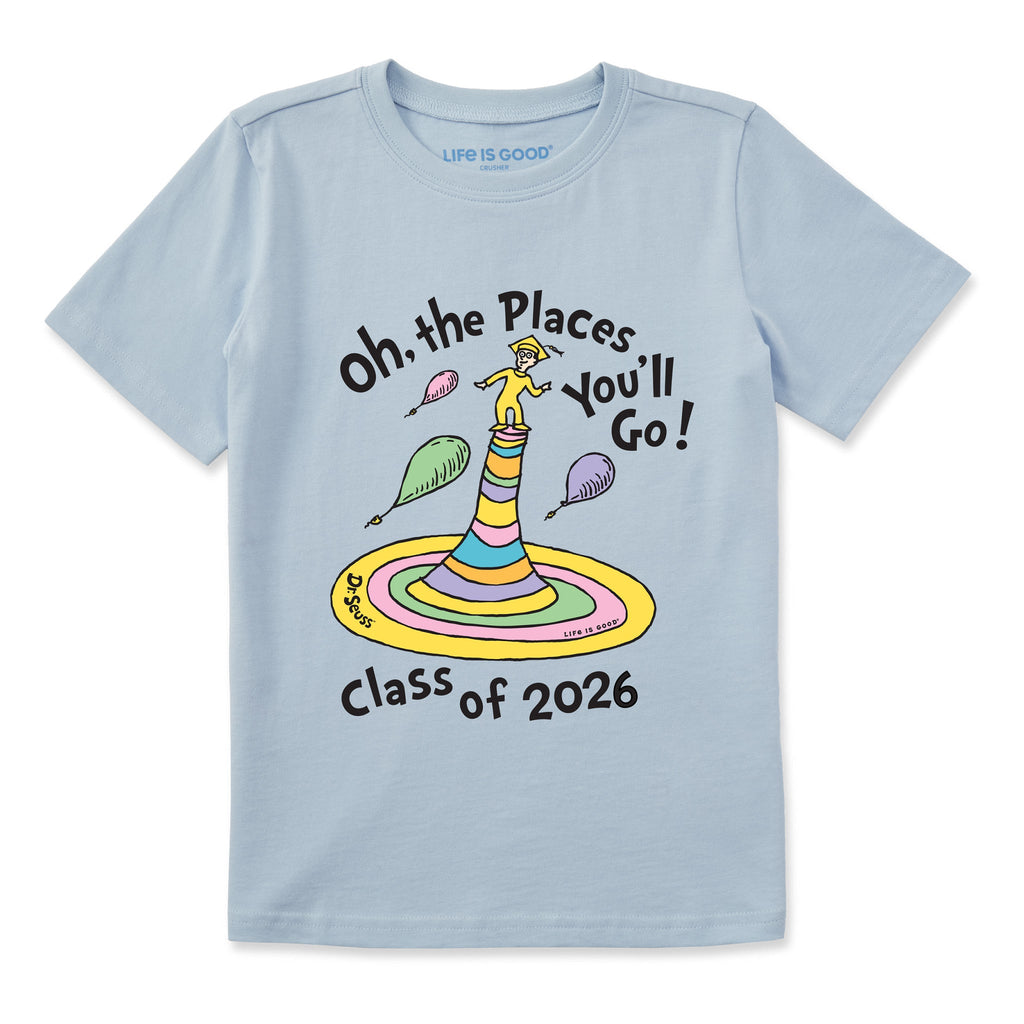 Kids Oh the Places Class of 2026 Short Sleeve Crusher Tee product image 1