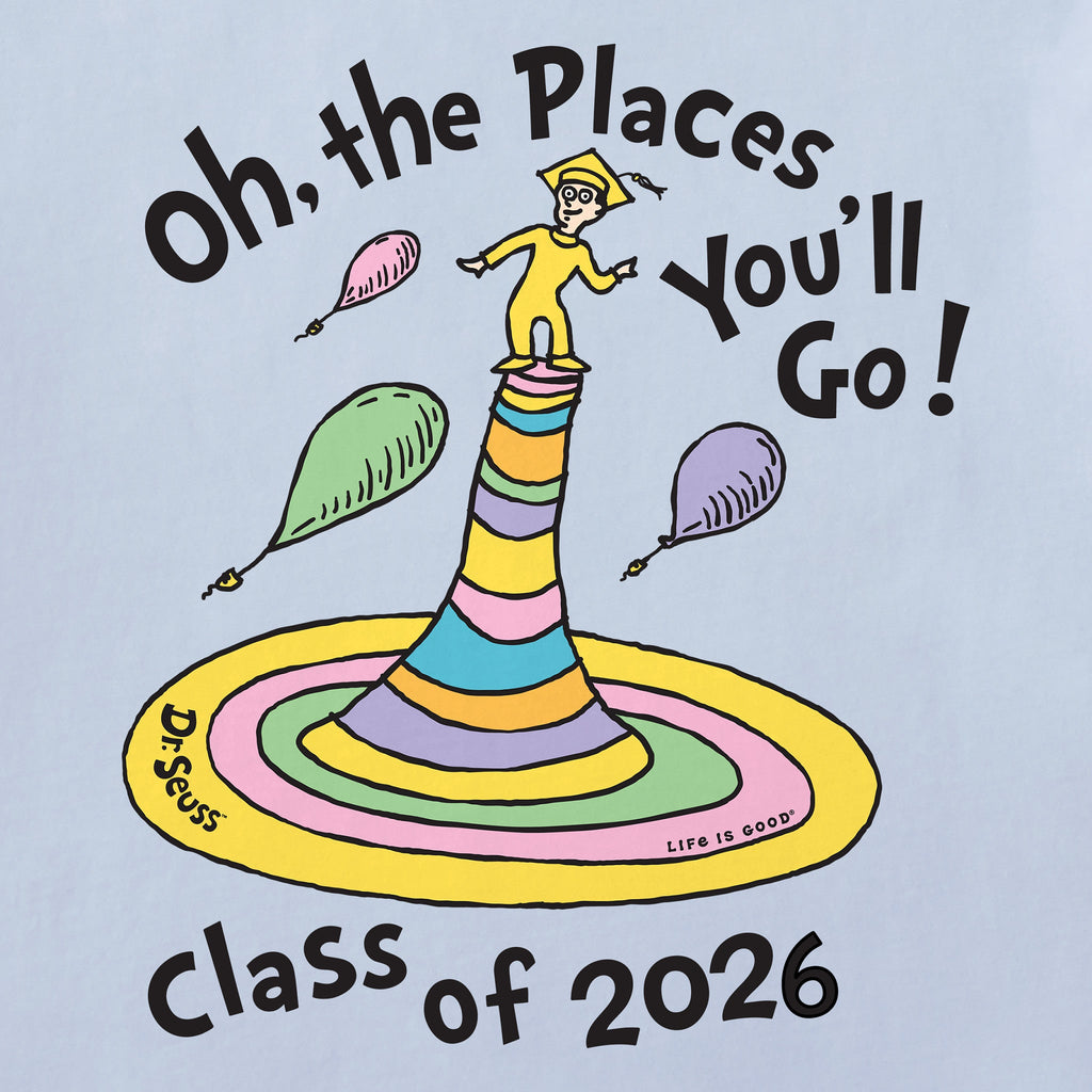 Kids Oh the Places Class of 2026 Short Sleeve Crusher Tee product image 2
