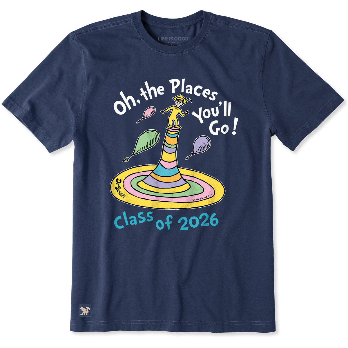 Men's Oh the Places Class of 2026 Short Sleeve Crusher Tee product image 1