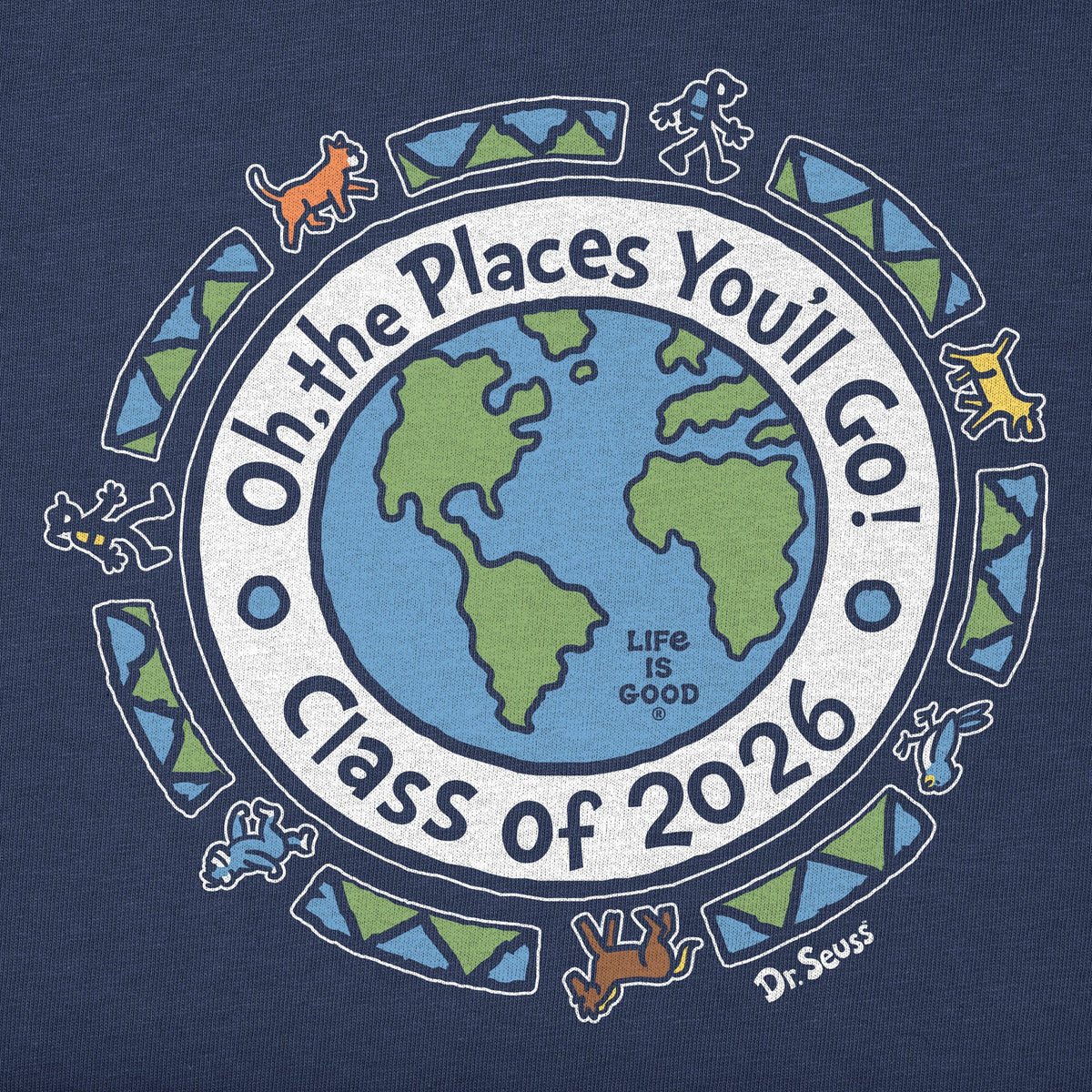 Men's Oh the Places Globe Class of 2026 Short Sleeve product image 2