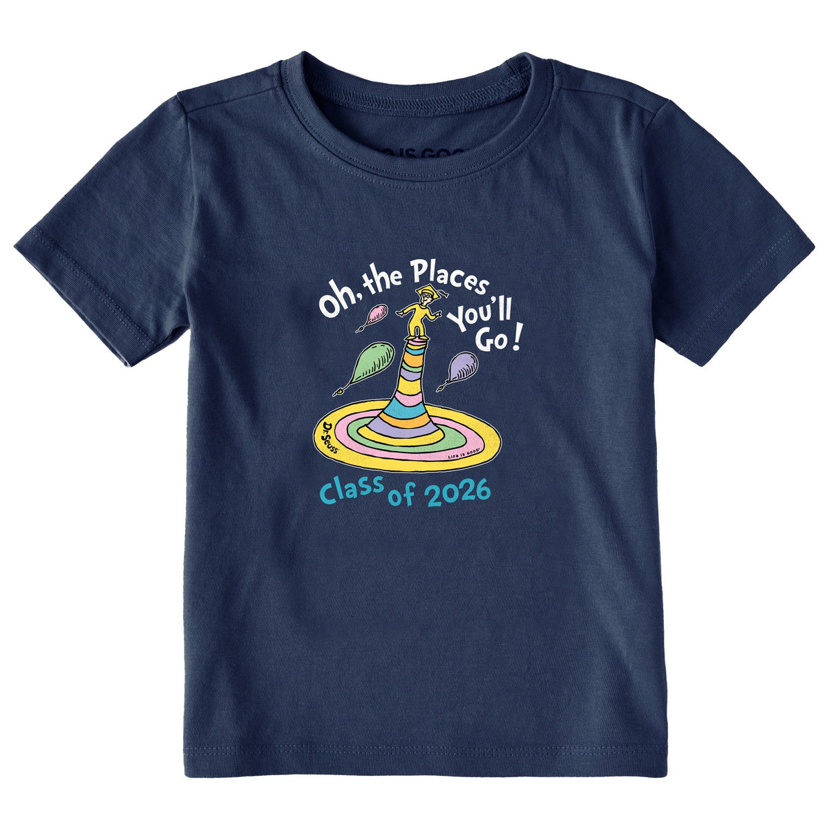 Toddler Oh the Places Class of 2026 Short Sleeve Crusher Tee product image 3