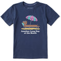 Kids Another Long Day at the Beach Short Sleeve Crusher Tee product image 1