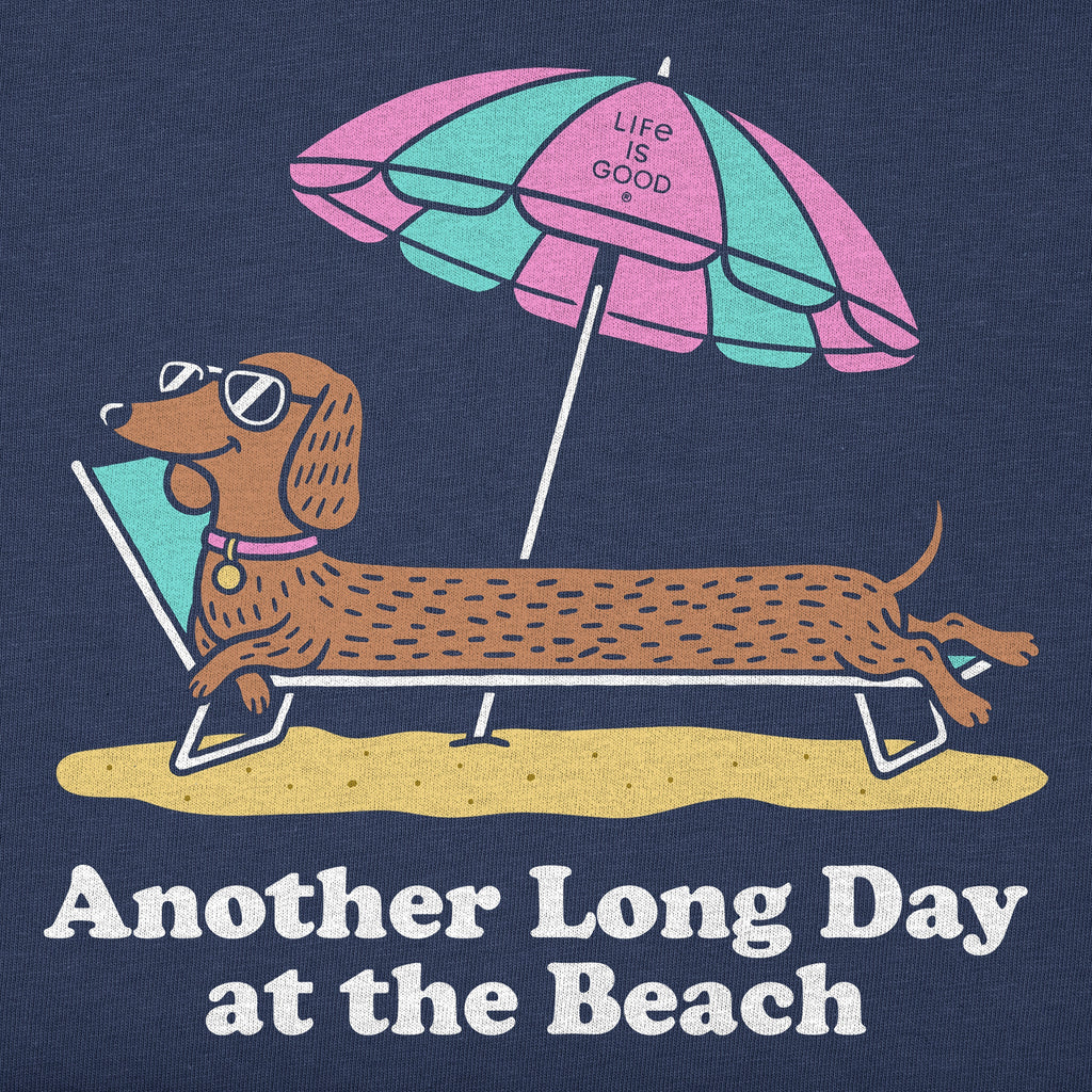 Kids Another Long Day at the Beach Short Sleeve Crusher Tee product image 2