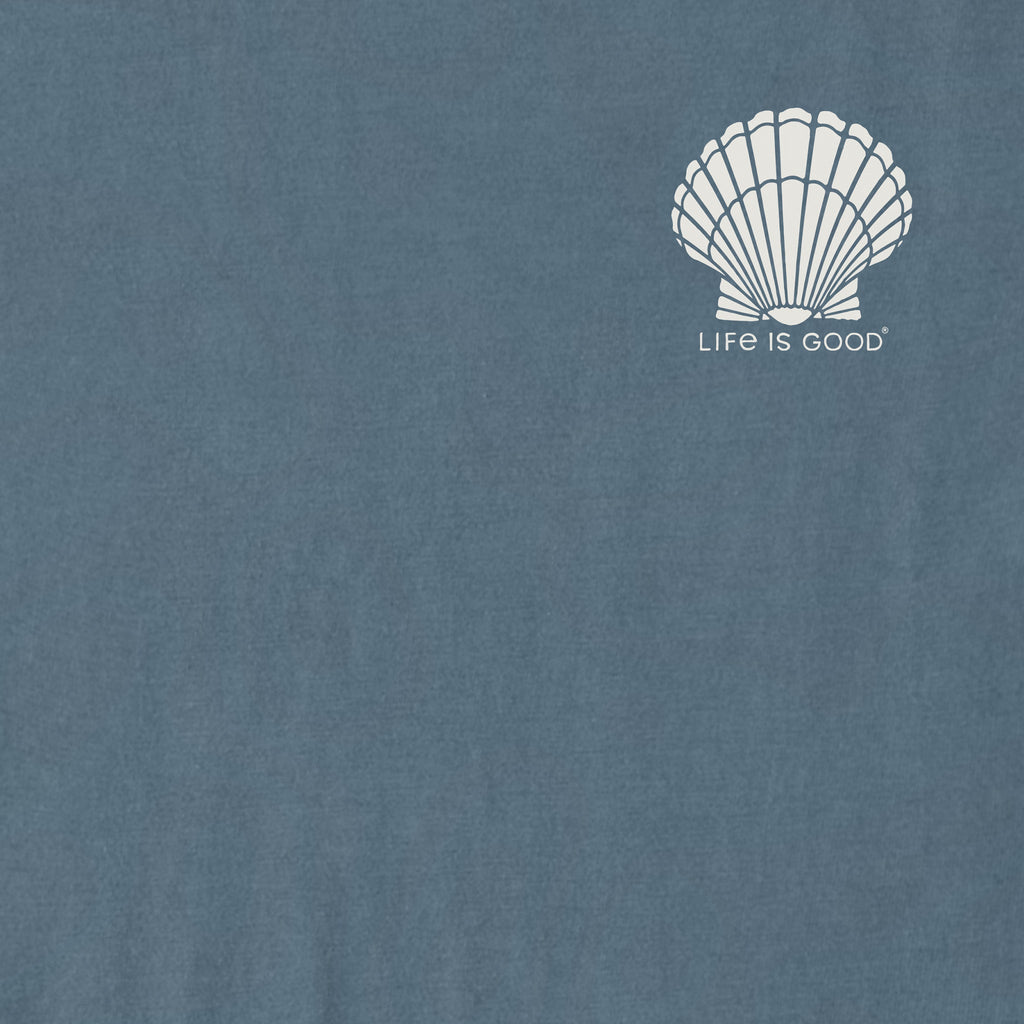 Men's Simple Seashell Short Sleeve Crusher Tee product image 2