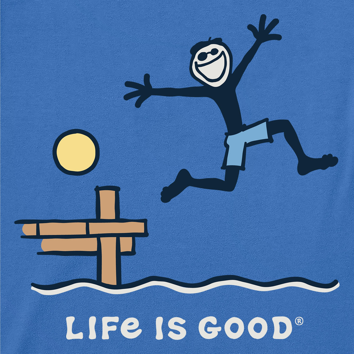 Men's Jake Dock Jumping Short Sleeve Crusher Tee product image 2