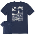 Men's Rocky Outcrop Lighthouse Short Sleeve Tee product image 1