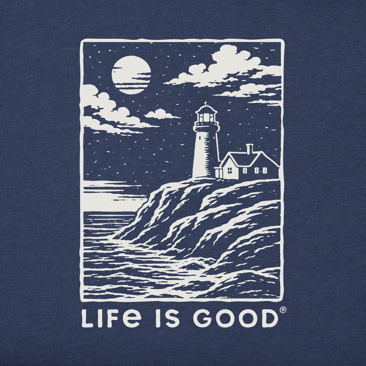 Men's Rocky Outcrop Lighthouse Short Sleeve Tee product image 2