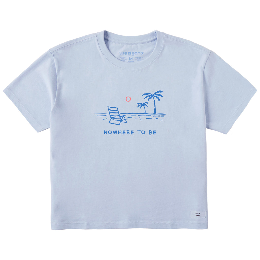 Women's Nowhere to Be Short Sleeve Crusher Boxy Tee product image 1