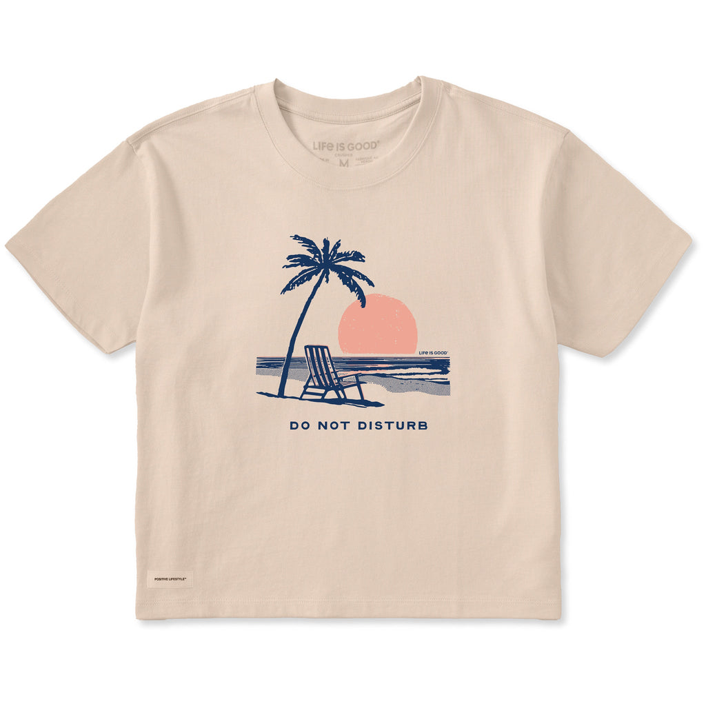 Women's Do Not Disturb Short Sleeve Crusher Boxy Tee product image 1