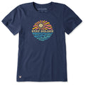 Women's Stay Golden Sunset Short Sleeve Tee product image 1