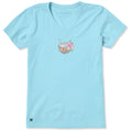 Women's Coconut Drink Short Sleeve Crusher Vee product image 1