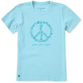 Women's Peace Love Beach Shells Short Sleeve Crusher Tee product image 1