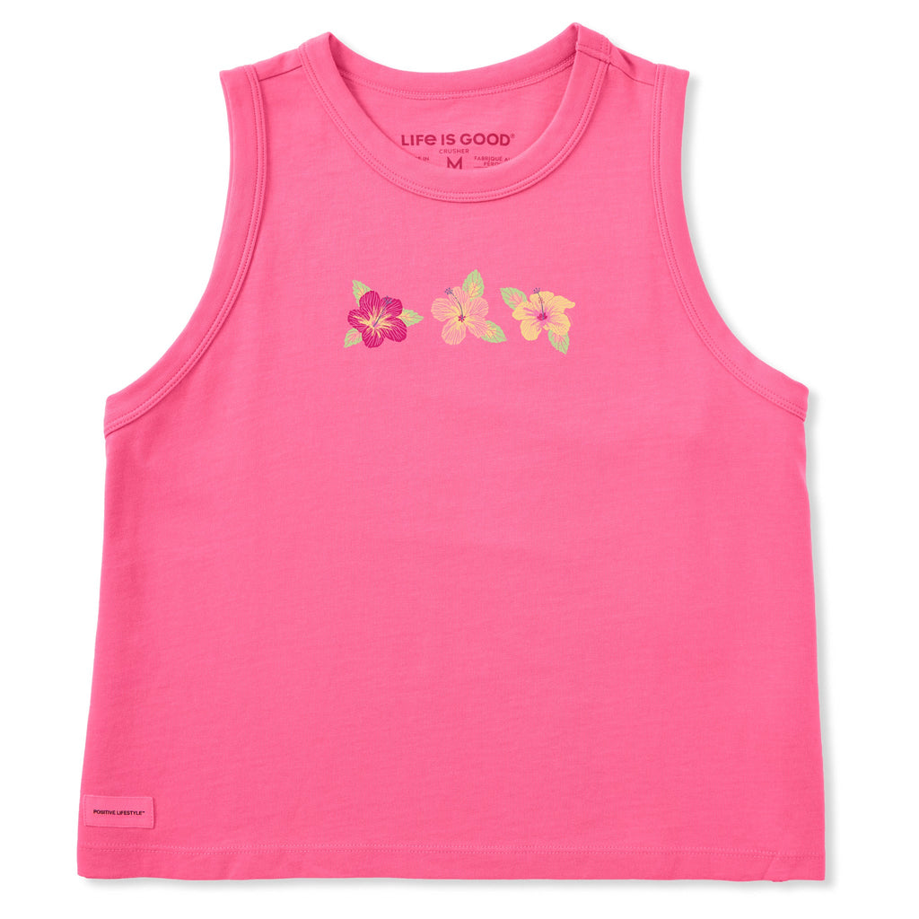 Women's Hibiscus Trio Crusher Boxy Tank product image 1