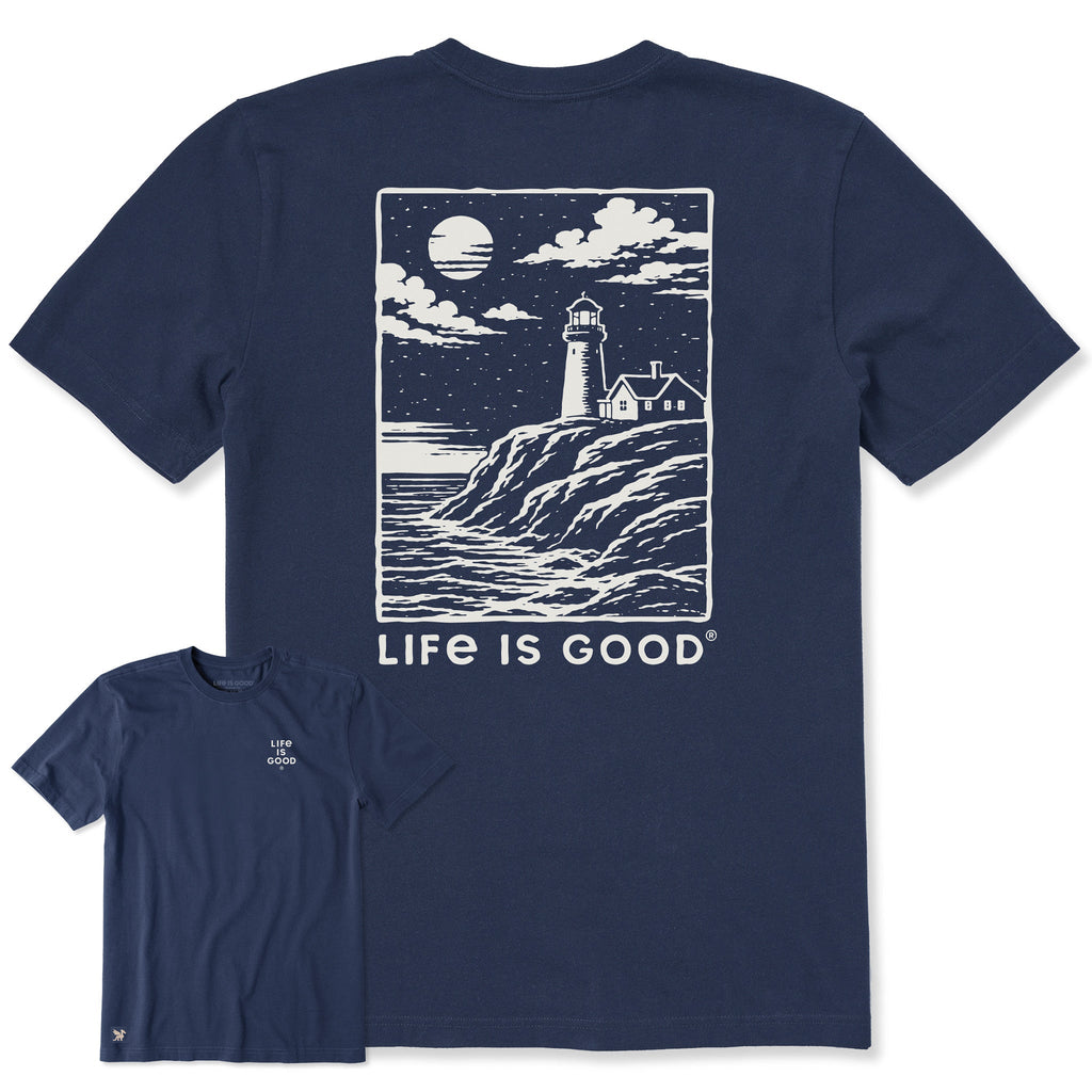 Men's Rocky Outcrop Lighthouse Short Sleeve Tee product image 4