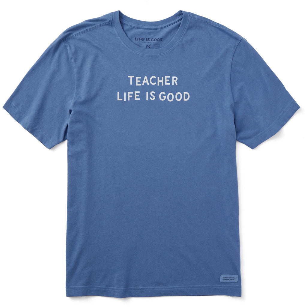 Men's Teacher Life is Good Short Sleeve Crusher Tee product image 1