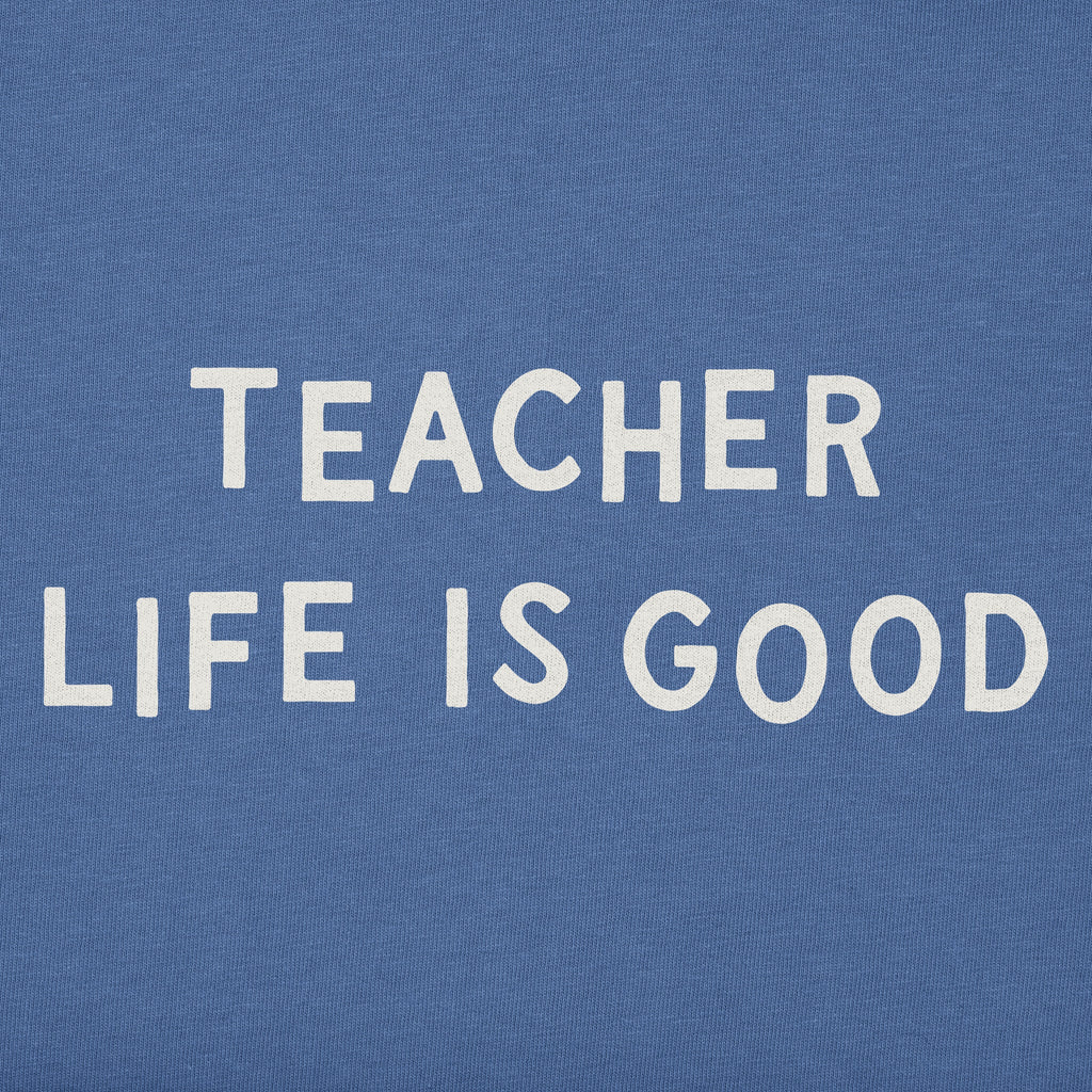 Men's Teacher Life is Good Short Sleeve Crusher Tee product image 2