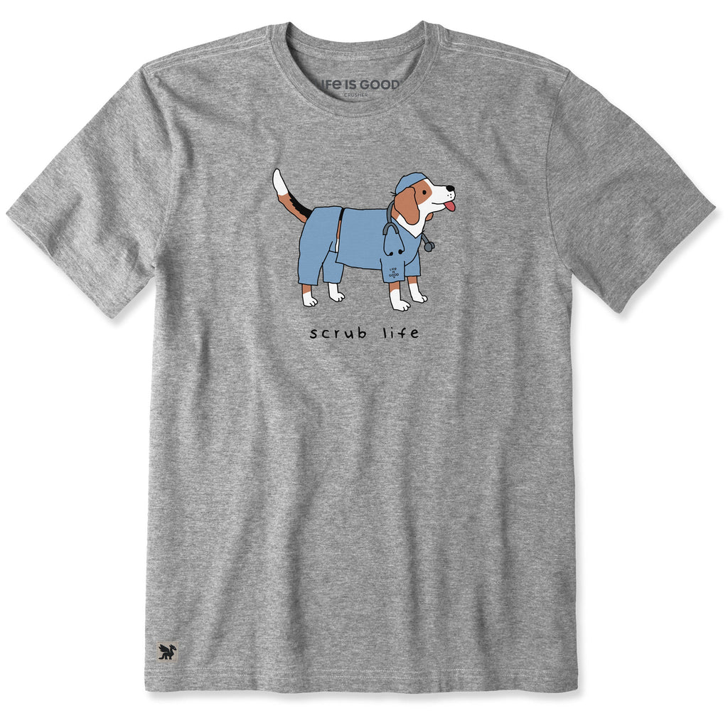 Men's Scrub Life Beagle Short Sleeve Crusher Tee product image 1