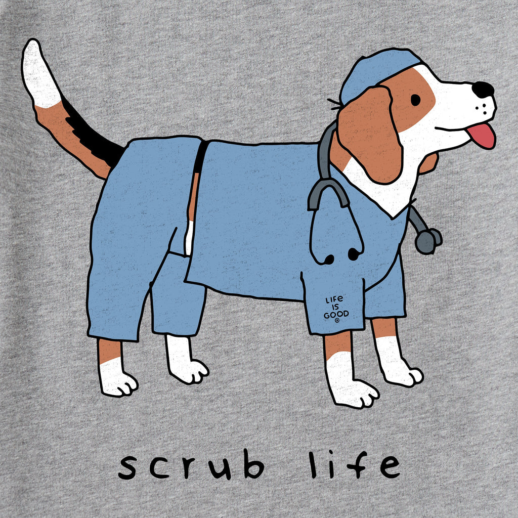Men's Scrub Life Beagle Short Sleeve Crusher Tee product image 2