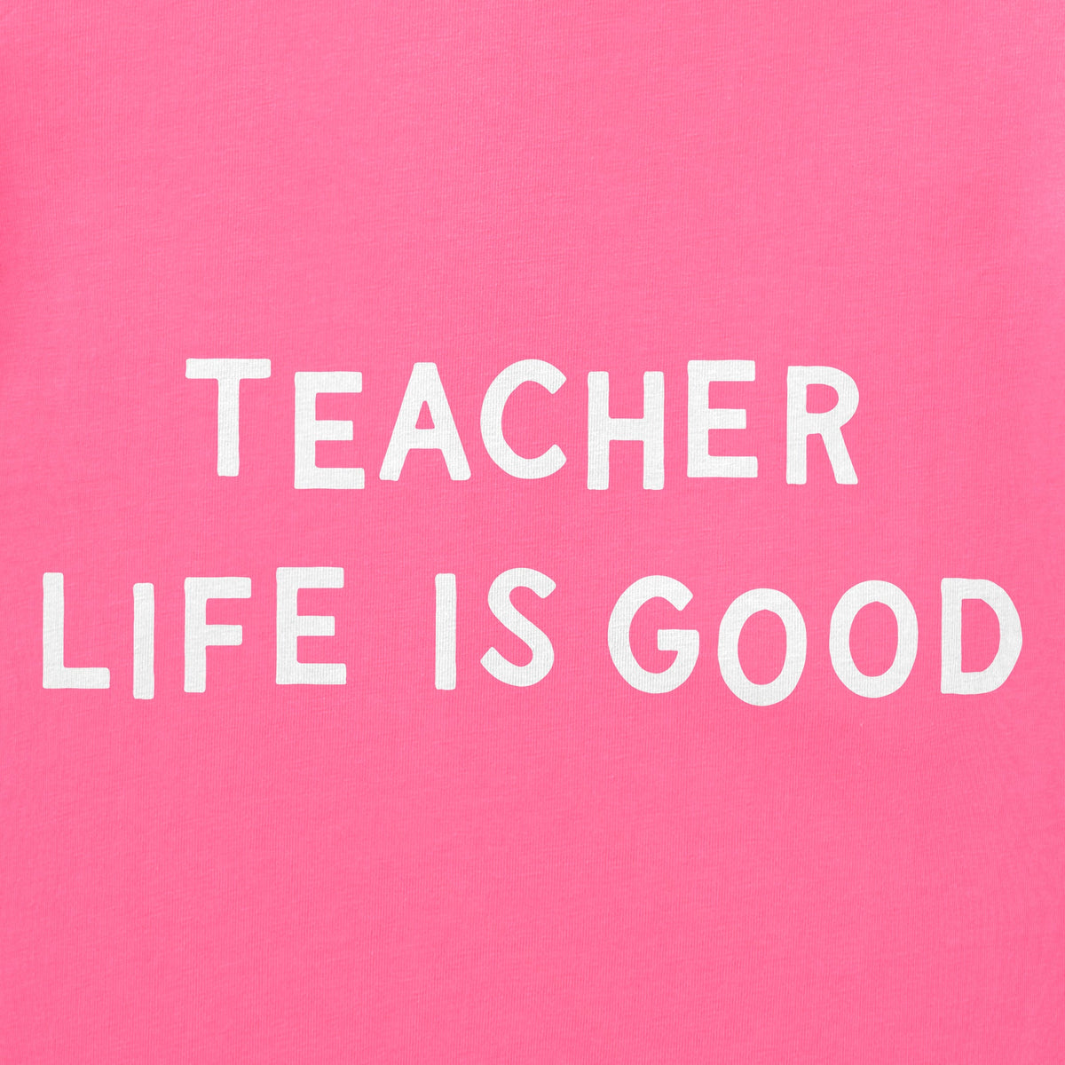 Women's Teacher Life is Good Short Sleeve Crusher Boxy Tee product image 2