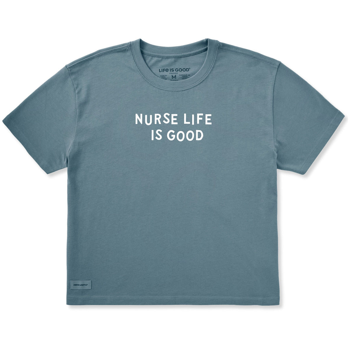 Women's Nurse Life is Good Short Sleeve Crusher Boxy Tee product image 1
