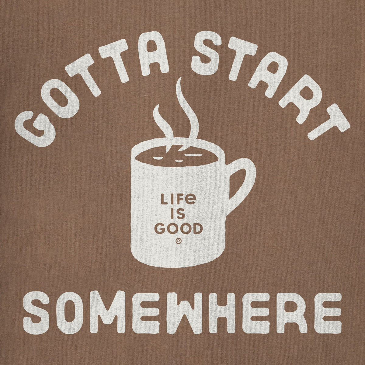Women's Gotta Start Somewhere Short Sleeve Crusher Boxy Tee
