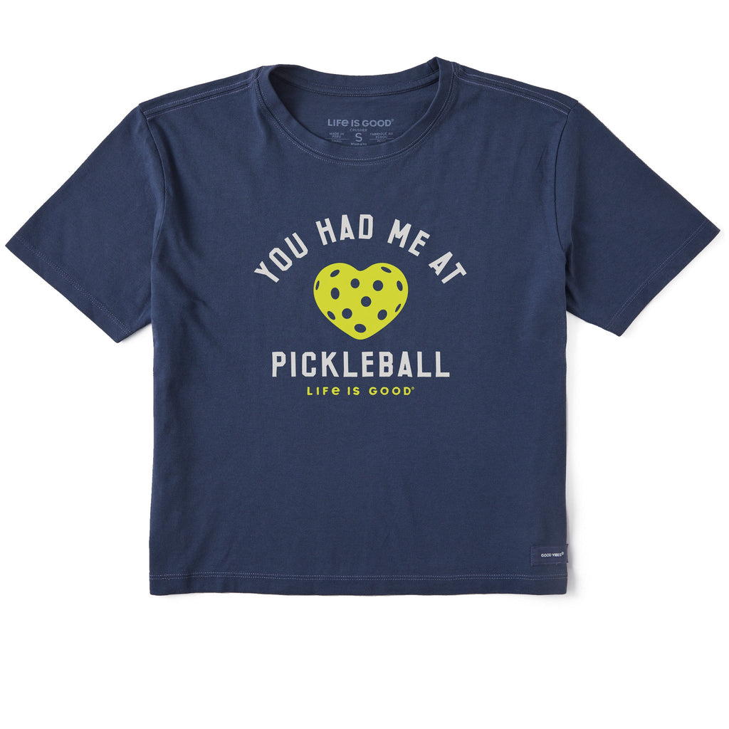 Women's You Had Me At Pickleball Short Sleeve Crusher Boxy product image 1