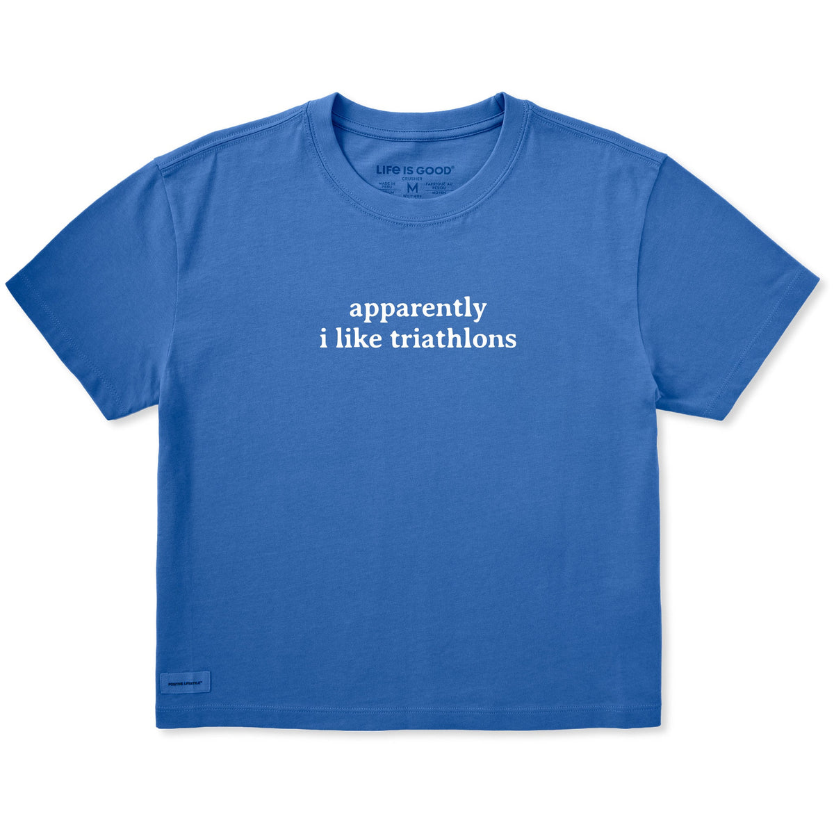 Women's Apparently I Like Triathlons Short Sleeve Crusher product image 1