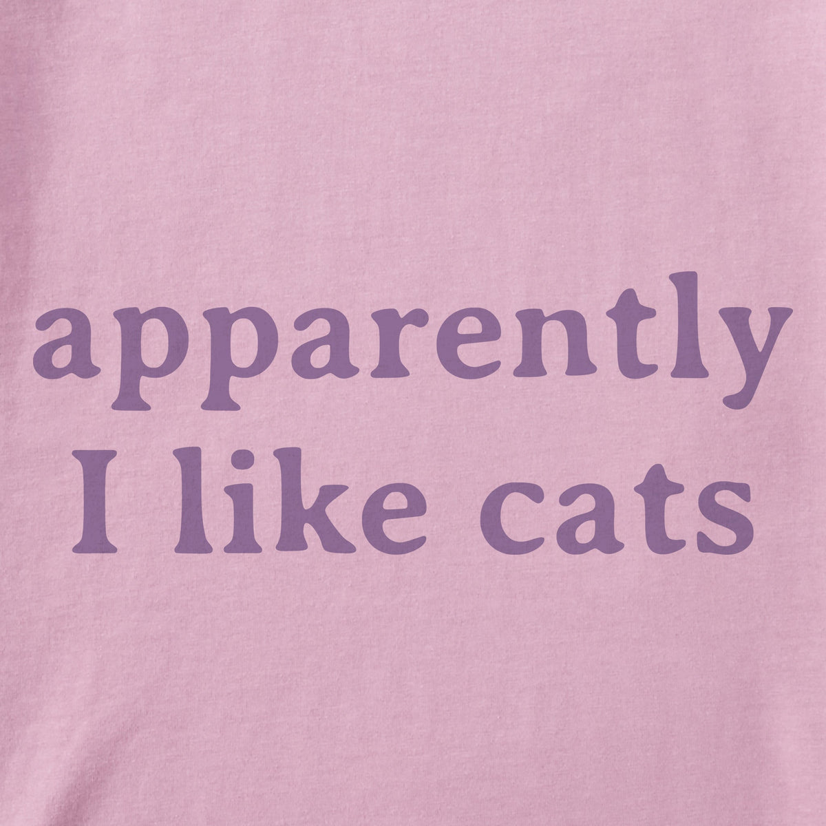 Women's Apparently I Like Cats Short Sleeve Crusher Tee product image 2