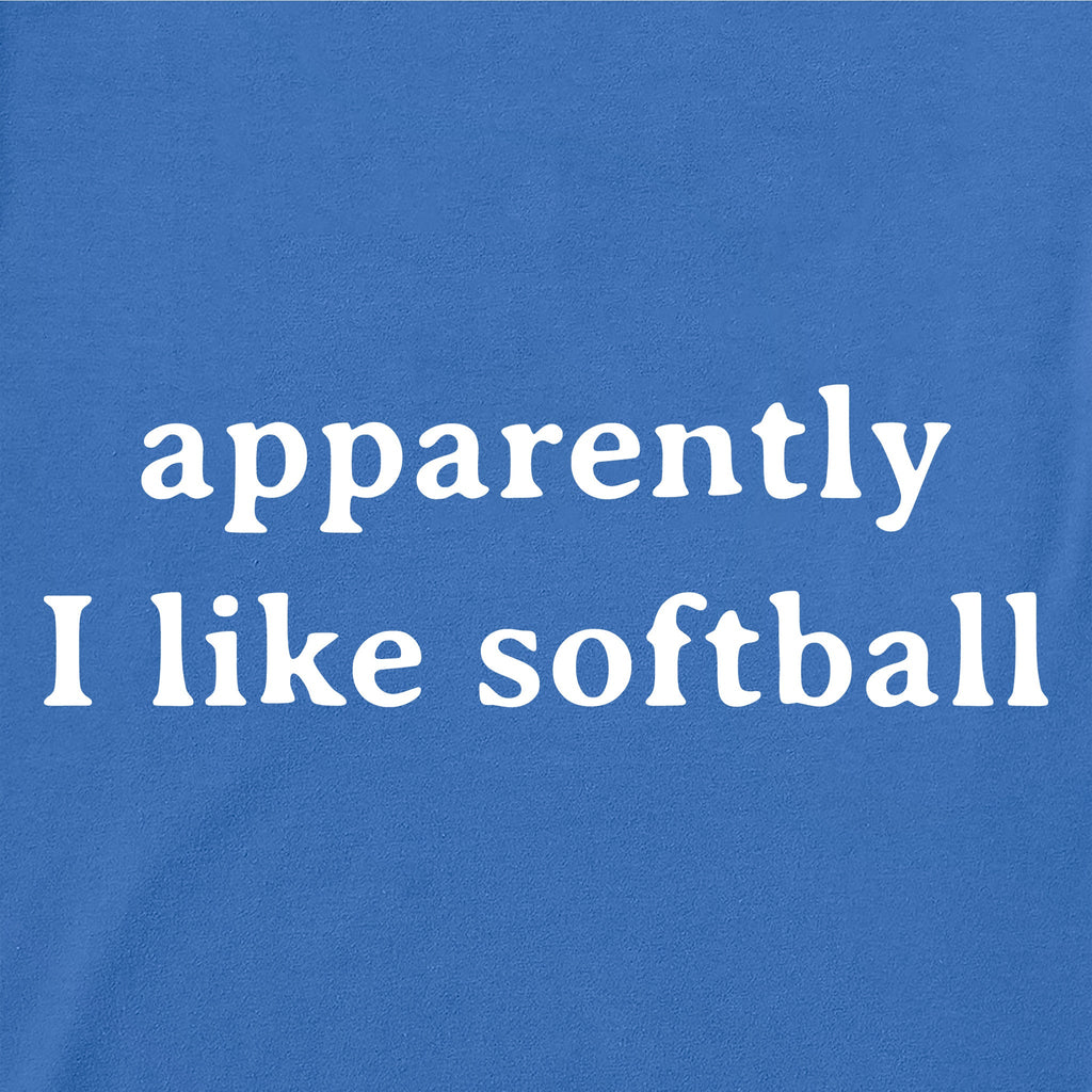 Women's Apparently I Like Softball Crusher Boxy Tank product image 2