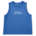Women's Apparently I Like Triathlons Crusher Boxy Tank product image 1