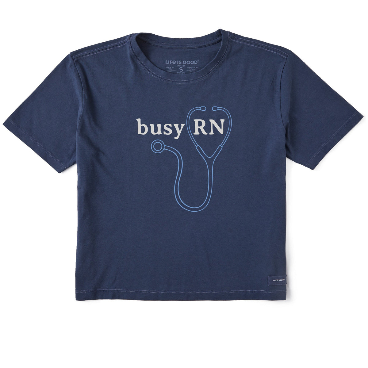 Women's Busy RN Short Sleeve Crusher Boxy Tee product image 1