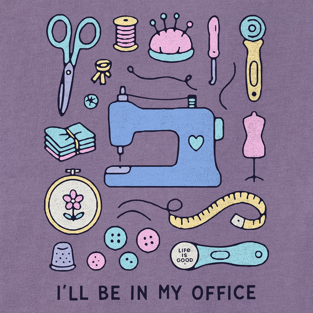 Women's I'll Be in My Office Sewing Crusher Boxy Tank product image 2