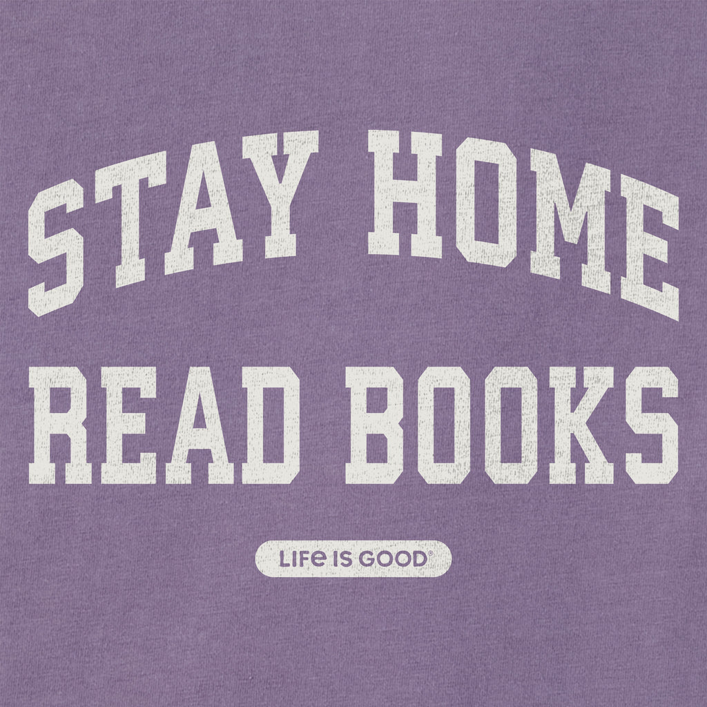Women's Stay Home Read Books Arch Crusher Boxy Tank product image 2